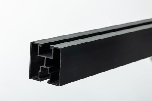 Profil 40x40 L=2400mm na śrubę sześciokątną  czarny
