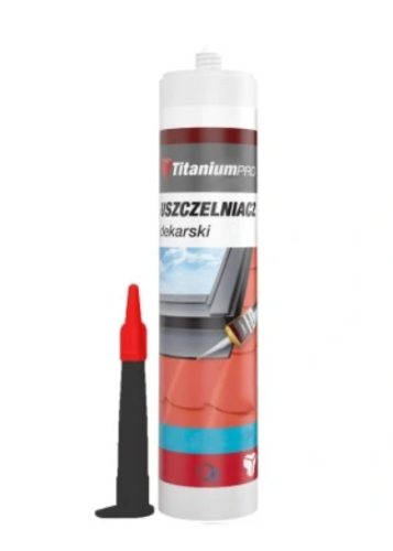 Uszczelniacz dekarski czarny Titanium 