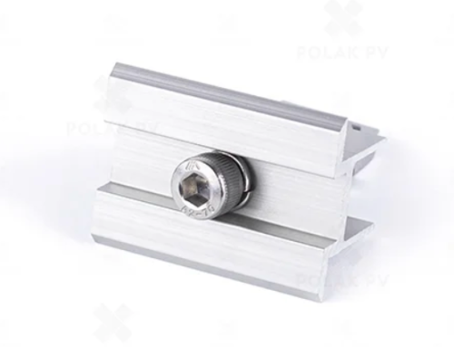 Klema srebrna środkowa na klik   