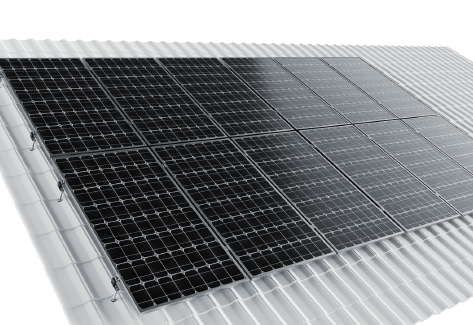 Zestaw fotowoltaiczny 5,6 kWp na blachodachówkę 
