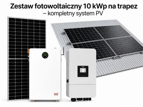 Zestaw fotowoltaiczny 10 kWp na trapez